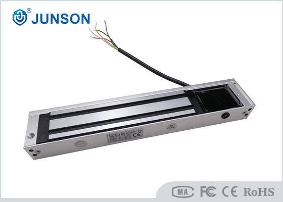 12-24V กันน้ําประตูเดียว ล็อคแม่เหล็กสําหรับ 280kg / 600Lbs IP67