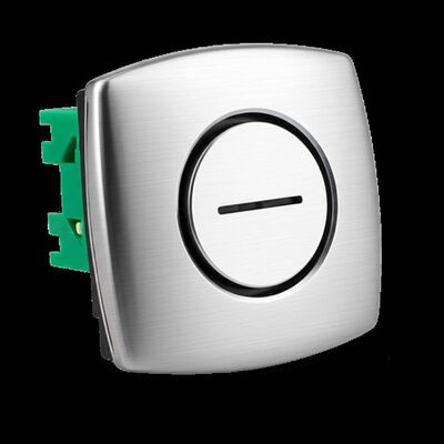 ปุ่มกดฉุกเฉินสำหรับทางออก พร้อมผิวทราย ขนาด 86*50 มม. ทองแดงบริสุทธิ์ ชุบนิกเกิล ปลดล็อคประตู