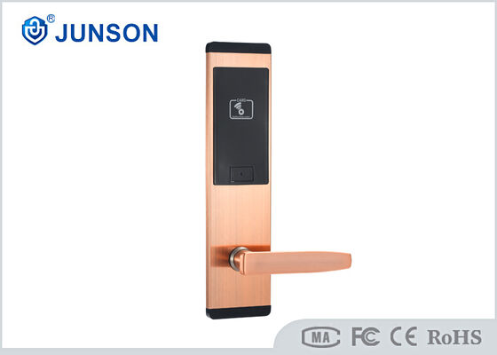 ล็อค RFID โรงแรมจากสแตนเลส มีเวลาเริ่มต้น 1 วินาที และความจุของบัตรแขก 200 บาท สําหรับระบบการเข้าที่ไม่มีกุญแจ