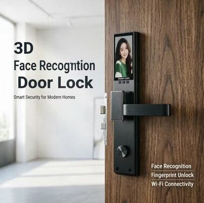 ล็อคสมาร์ทกันน้ํา ระยะเวลาจริง วิดีโอ 3d การจํานองใบหน้า ล็อคลายนิ้วมือสมาร์ท