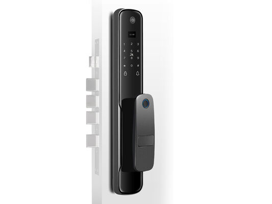 High Quality 4200mAh Lithium-ion Battery Fingerprint Door Lock with Tuya Smart APP and 100 Fingerprint Capacity