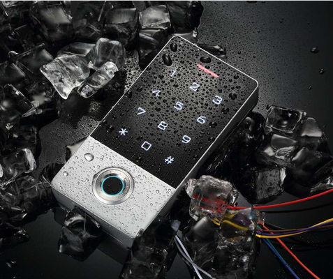 IP68 กันน้ําลายนิ้วมือ RFID การควบคุมการเข้าถึง คีย์พาดอ่าน