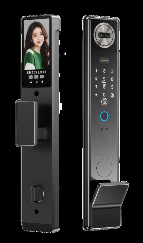 กันน้ำ TTlock Tuya App รหัสลายนิ้วมือคีย์การ์ดสมาร์ทล็อคประตู