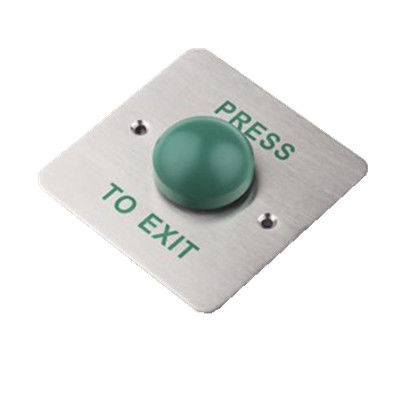 Dome Emergency Exit Push Button ความขรุขระน้อยกว่าด้วย Slikprinting สีเขียว