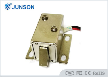 ตู้ล็อคไฟฟ้า 12V DC สีเงินสำหรับประตูล็อคโซลินอยด์อิเล็กทรอนิกส์