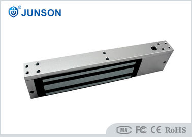 24V 800lbs ล็อคแม่เหล็กไฟฟ้าประตูเดียวแม่เหล็ก JS-350TS พร้อมไฟ LED / จับเวลา