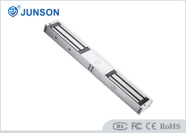 สองประตูล็อคแม่เหล็กไฟฟ้าหนักล็อคแม่เหล็ก 1200lbs LED JS-500D