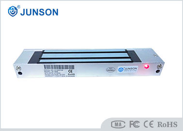 จาน 11.5 มม. 300 ปอนด์ 380mA ล็อคแม่เหล็กไฟฟ้าพร้อมไฟ LED