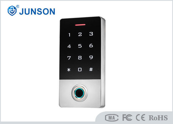 ตัวอ่านคีย์พาด RFID กันน้ําที่แข็งแกร่ง พร้อมการจําแนกลายนิ้วมือชีวภาพ - 24VDC
