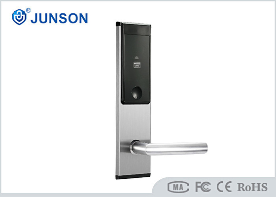 ล็อคทางเข้าอิเล็กทรอนิกส์โรงแรม RFID DC6V สแตนเลส ANSI ร่อง