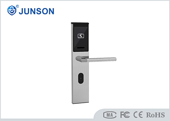 แบตเตอรี่ 4AA โรงแรม RFID ล็อคความหนา 70 มม. พร้อมร่องป้องกันการโจรกรรม