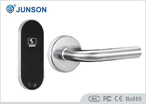 แบตเตอรี่ AAA RFID ล็อคโรงแรม DC6V Office Home APP Wifi Stainless Steel