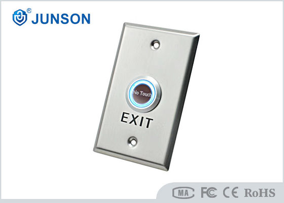 ปุ่มกดออกความหนา 2 มม. พ่นทรายเสร็จสิ้น 36VDC สวิตช์ปลดล็อคประตู