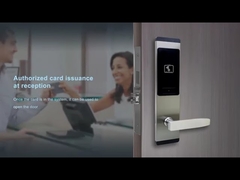 ประตูที่เปิดทิ้งไว้พร้อมสัญญาณเตือนภัย: ล็อคประตูคีย์การ์ดแบบไร้สัมผัส 200mA