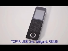 กันน้ํา IP66 การควบคุมการเข้าถึงลายนิ้วมือ TCP IP 12V RS485