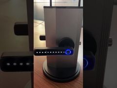 แนะนำแอพ Tuya ล็อคประตูลายนิ้วมือจับสี่เหลี่ยมสีดำพร้อมการระบุล็อคด่วนสำหรับคุณ