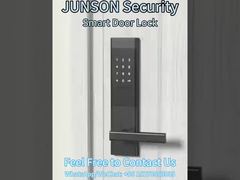 View Zinc Alloy Metal Anti Thief Fingerprint Password Lock Tuya Smart Home Door Lock Demo การล็อคประตูบ้านแบบสมาร์ท