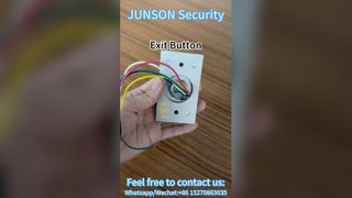 ปุ่มกดทางออกฉุกเฉิน JS 85A การควบคุมการเข้าถึงที่เชื่อถือได้