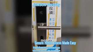 JS 118E S8 ล็อคประตูบัตร IC โรงแรมสแตนเลส