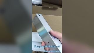 ล็อคแม่เหล็กไฟฟ้ากันน้ำ 1200lbs